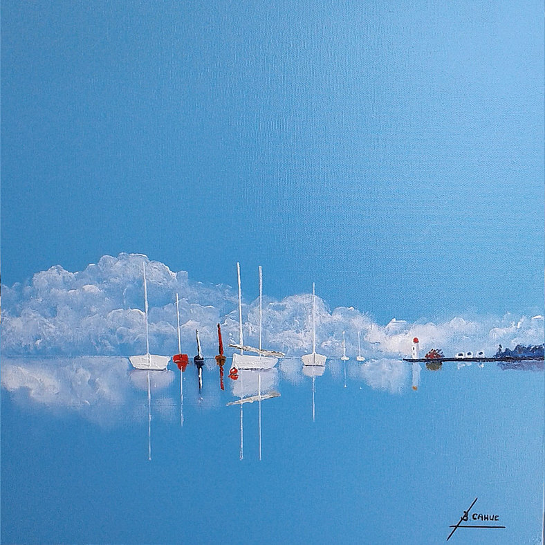 Peinture de l'artiste peintre Bernard Cahue