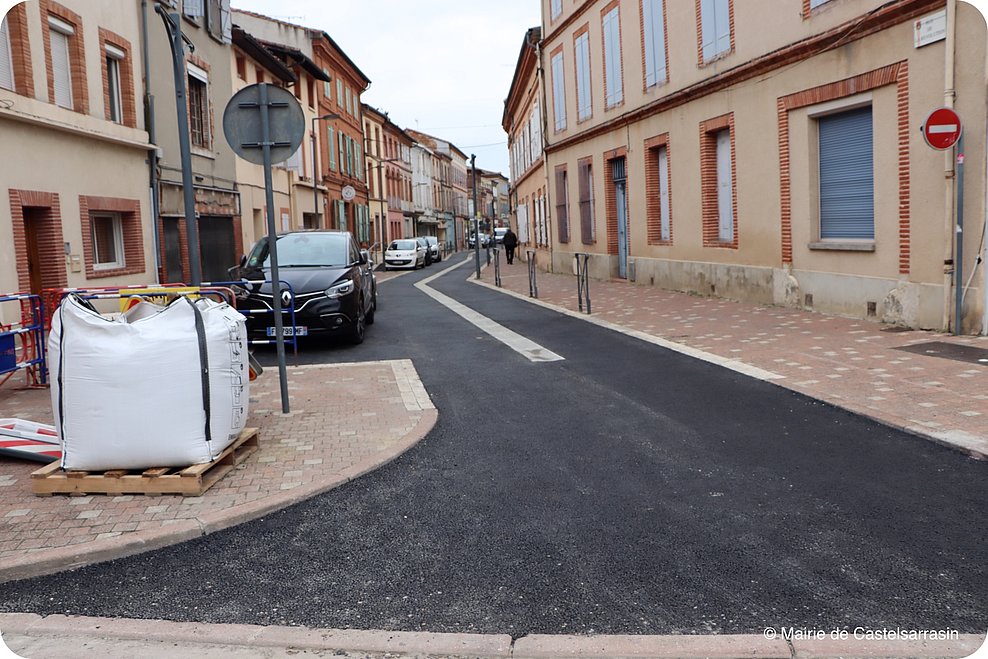 Phase 2 - Travaux rue de la révolution - © Mairie de Castelsarrasin 