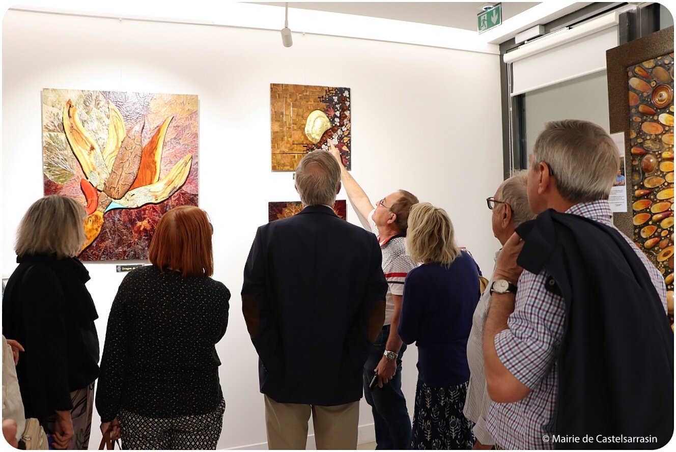 Exposition « Le bois de bout, une technique picturale graphique inédite »   avec l'artiste Daniel RENÉ