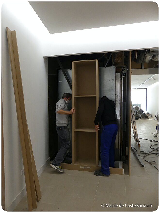 Pose de rangements Pose de rangements