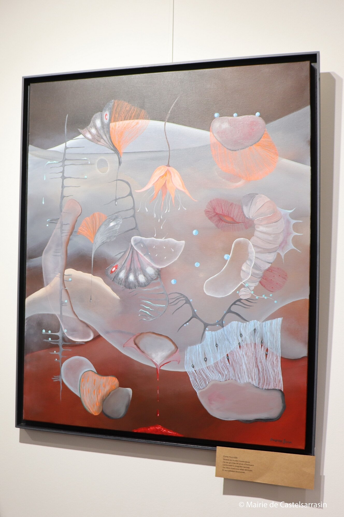 Vernissage de l'exposition Art Duo avec les artistes Françoise Gacon et Jean-Luc Hugonenc