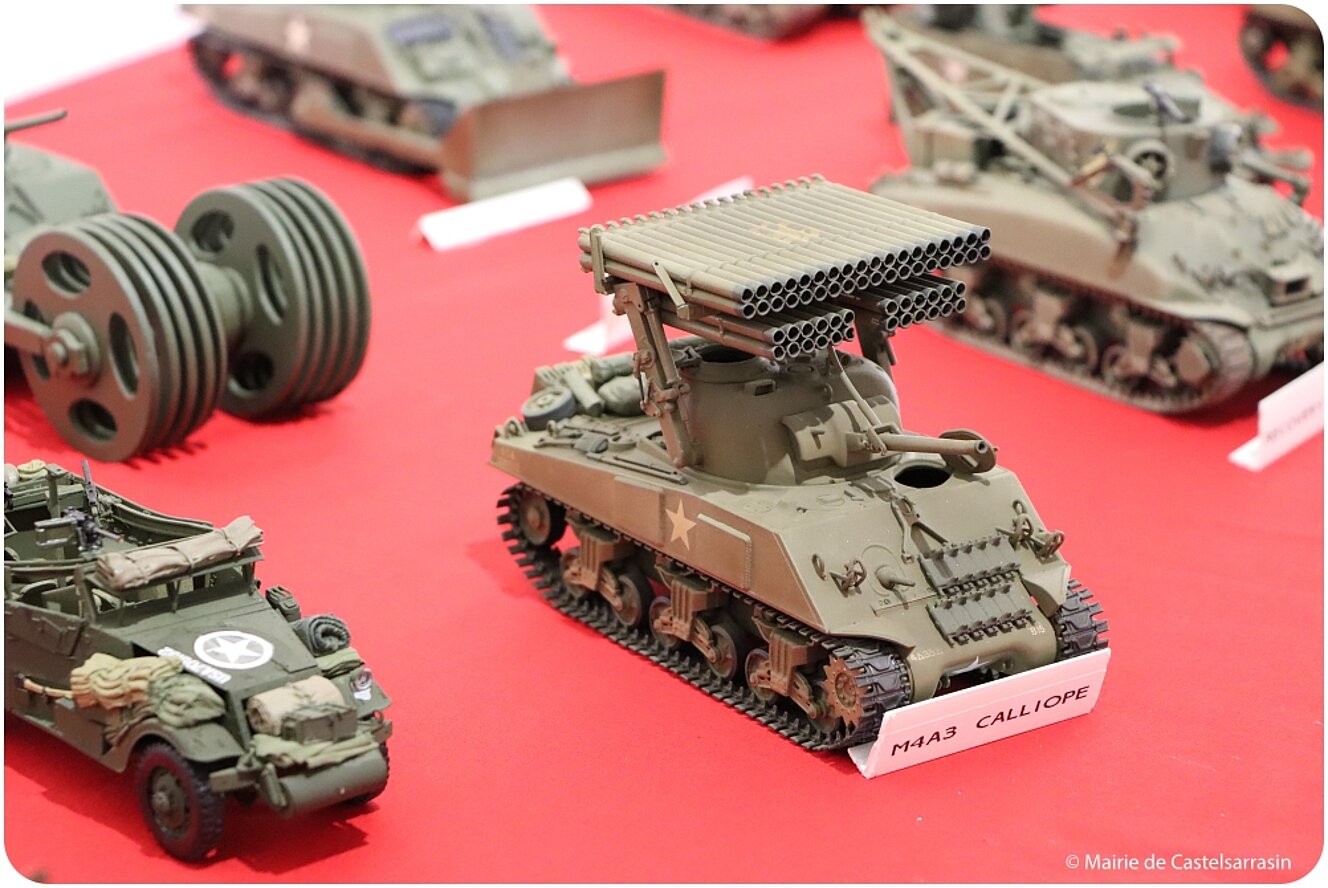 EXPOSITION "Maquettes de véhicules militaires" Avec le maquettiste Thierry DUVAL - Du 3 au 30 mai 2023