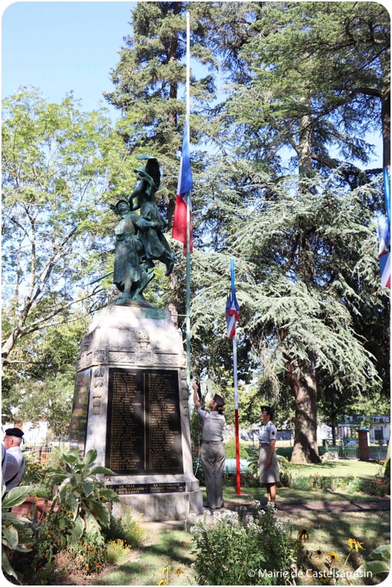 Cérémonie commémorative du 79ème anniversaire de la Libération de Castelsarrasin