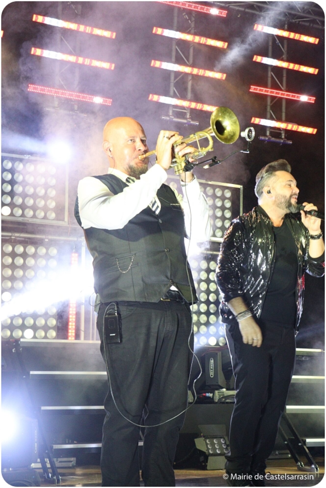 Fête de la Libération a la promenade du Château le mardi 20 août 2024 avec l'orchestre Newzik de Bruno Esposito