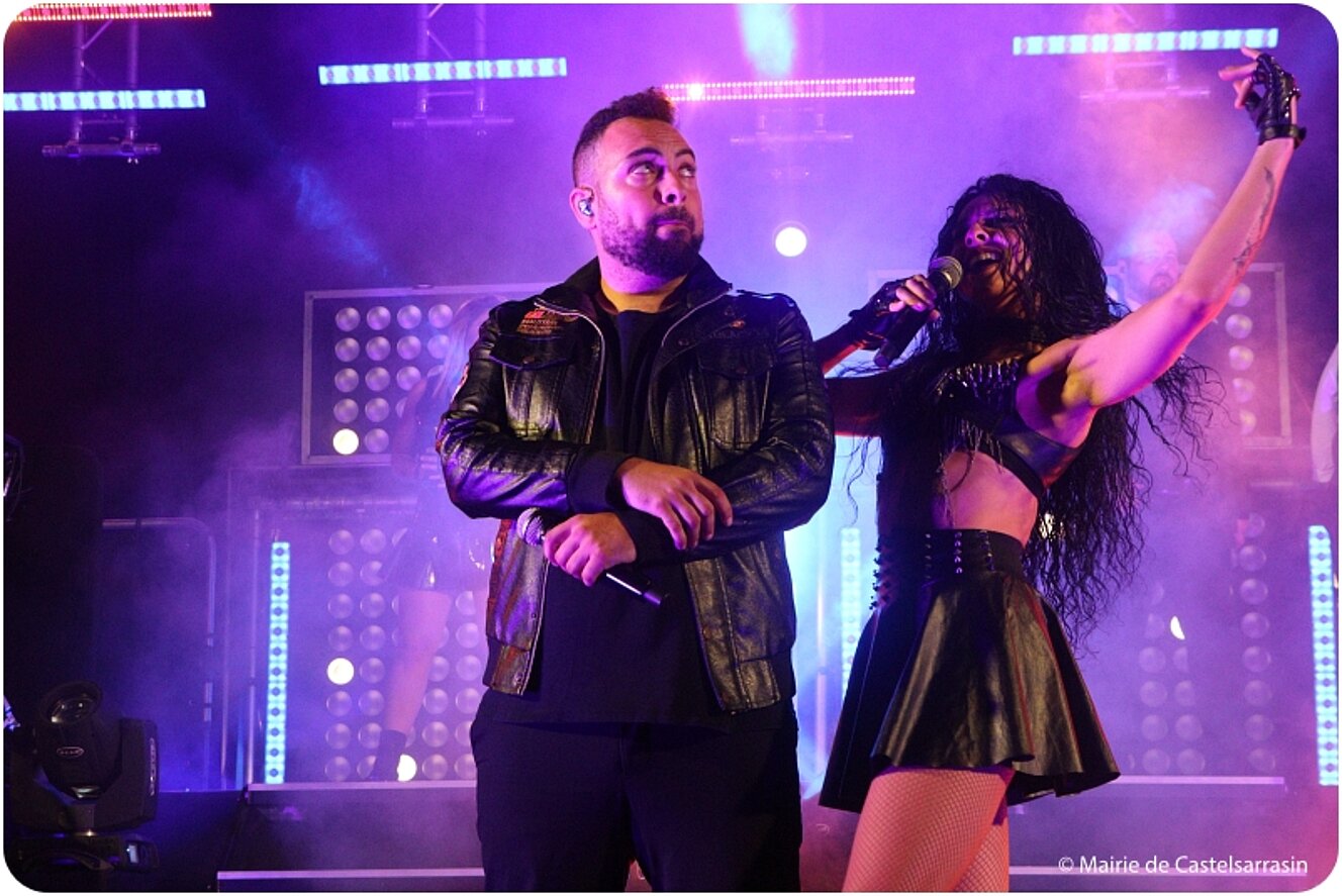 Fête de la Libération a la promenade du Château le mardi 20 août 2024 avec l'orchestre Newzik de Bruno Esposito