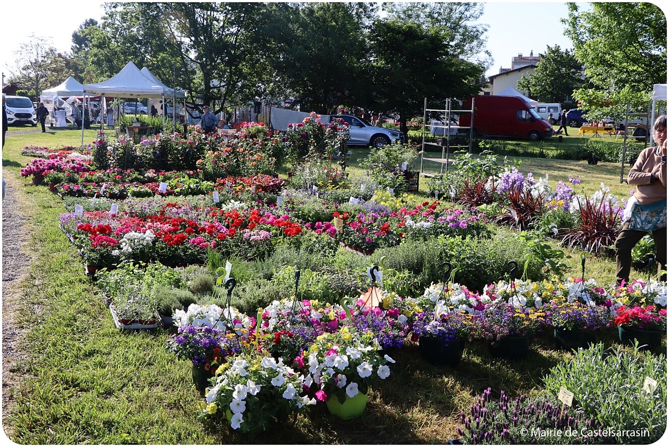 Arts en Fleurs 2025 au parc de Clairefont à Castelsarrasin