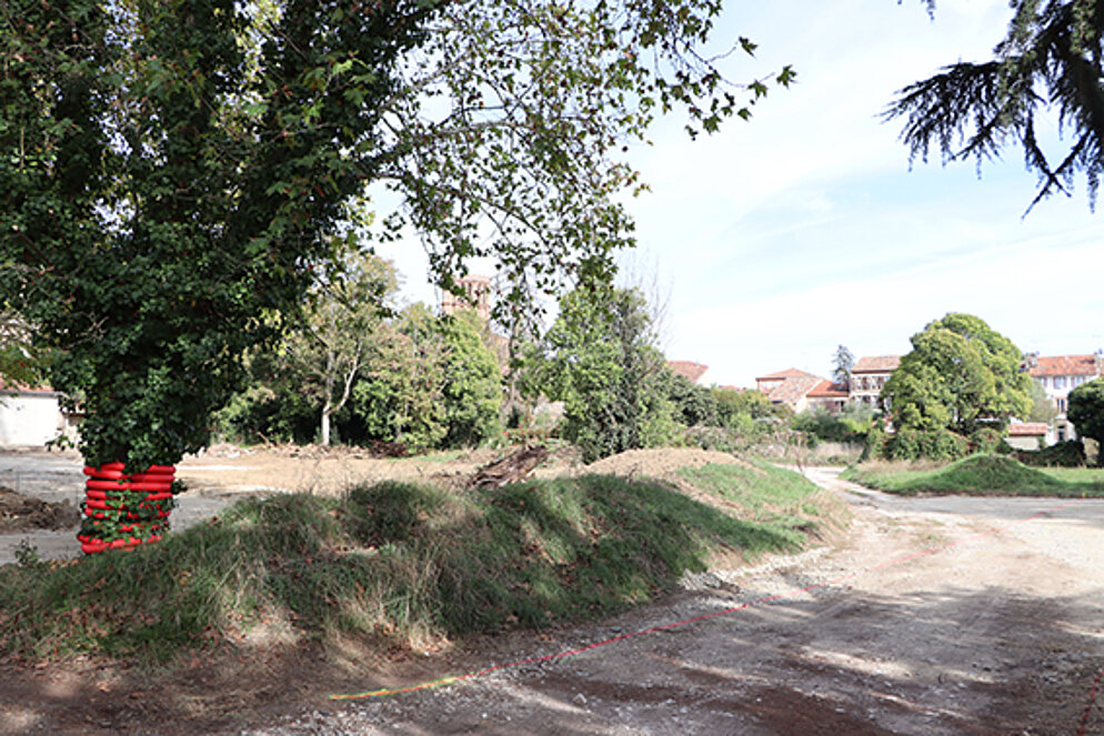 Chantier du Pôle enfance - octobre 2023 Chantier du Pôle enfance - octobre 2023