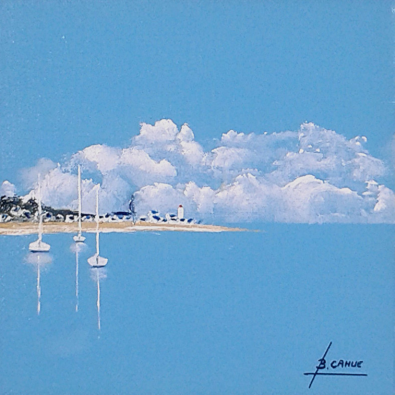 Peinture de l'artiste peintre Bernard Cahue