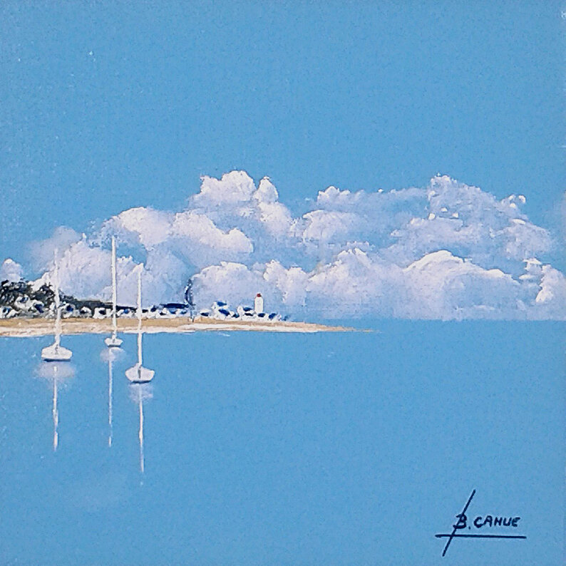 Peinture de l'artiste peintre Bernard Cahue