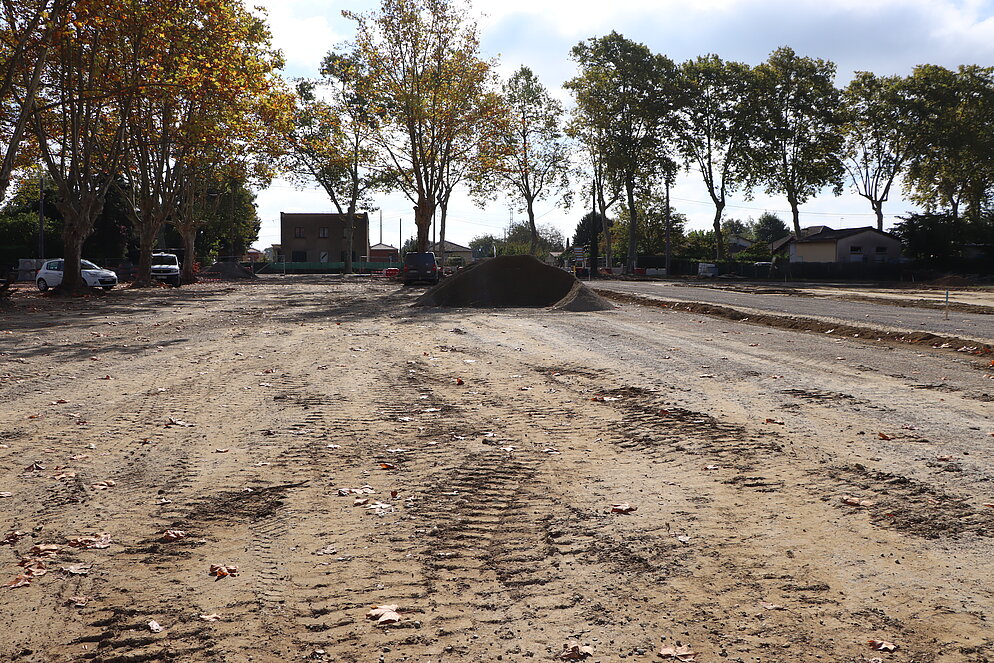 Travaux cimetière - Terrassement - Octobre2024