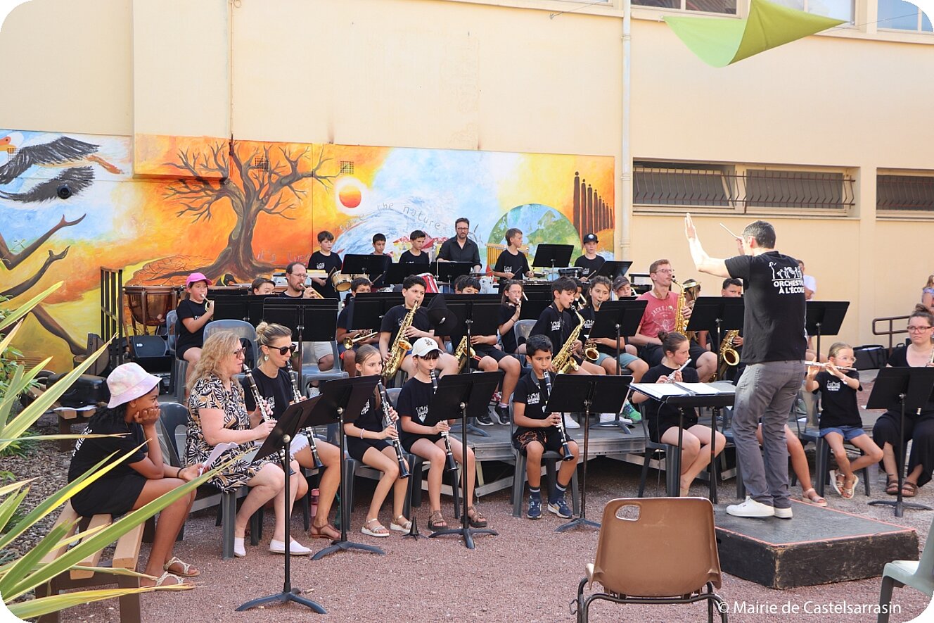 Fête de la musique avec l'École municipale de musique de Castelsarrasin le 19 juin 2026