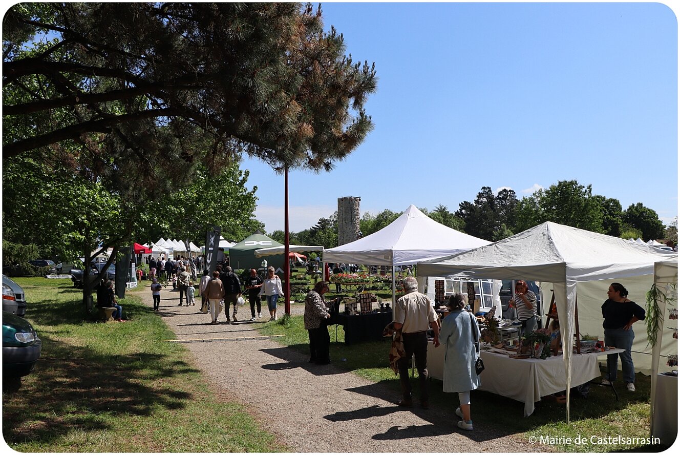 Arts en Fleurs 2025 au parc de Clairefont à Castelsarrasin