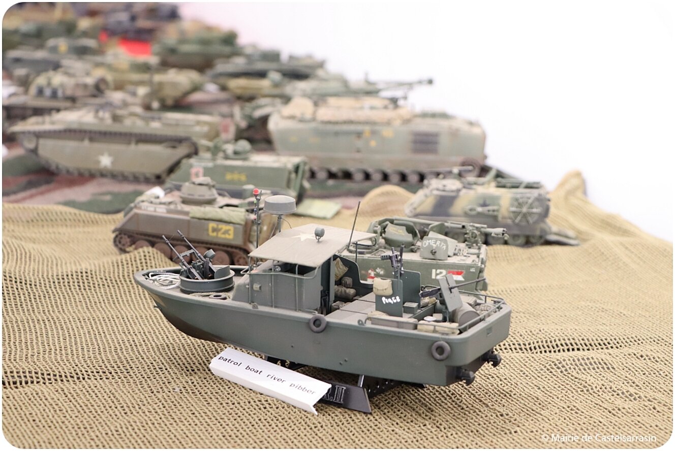 EXPOSITION "Maquettes de véhicules militaires" Avec le maquettiste Thierry DUVAL - Du 3 au 30 mai 2023