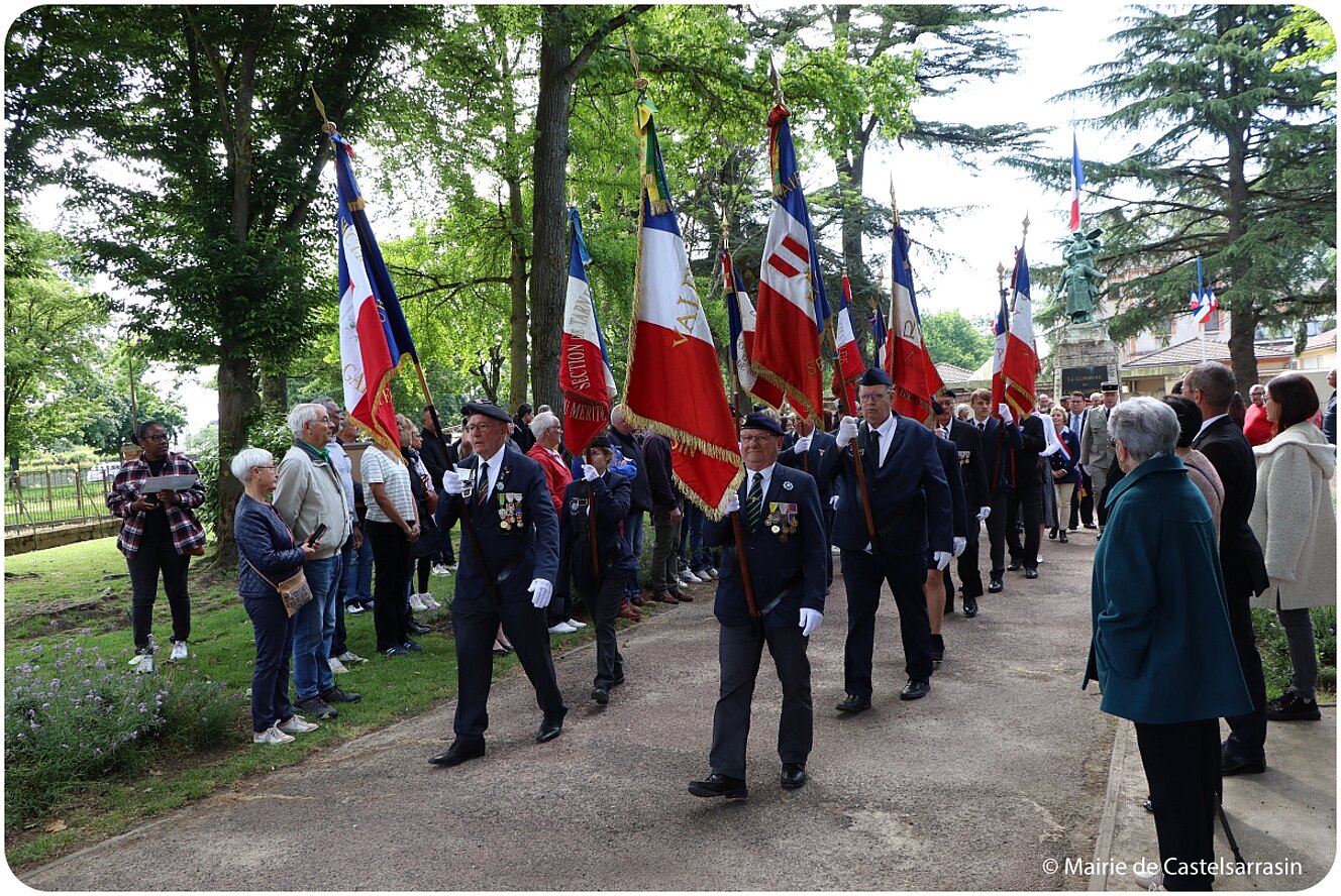 Cérémonie au monument aux Morts de Castelsarrasin - Jeudi 8 mai 2025