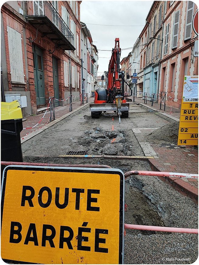 Phase 1 - Travaux rue de la révolution - © Alain Fourlenti - Phase 1 - Travaux rue de la révolution - © Alain Fourlenti - 1