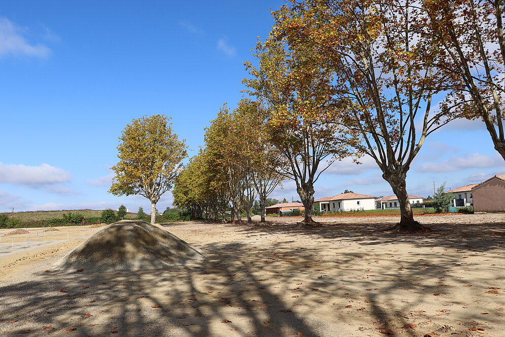 Travaux cimetière - Terrassement - Octobre2024