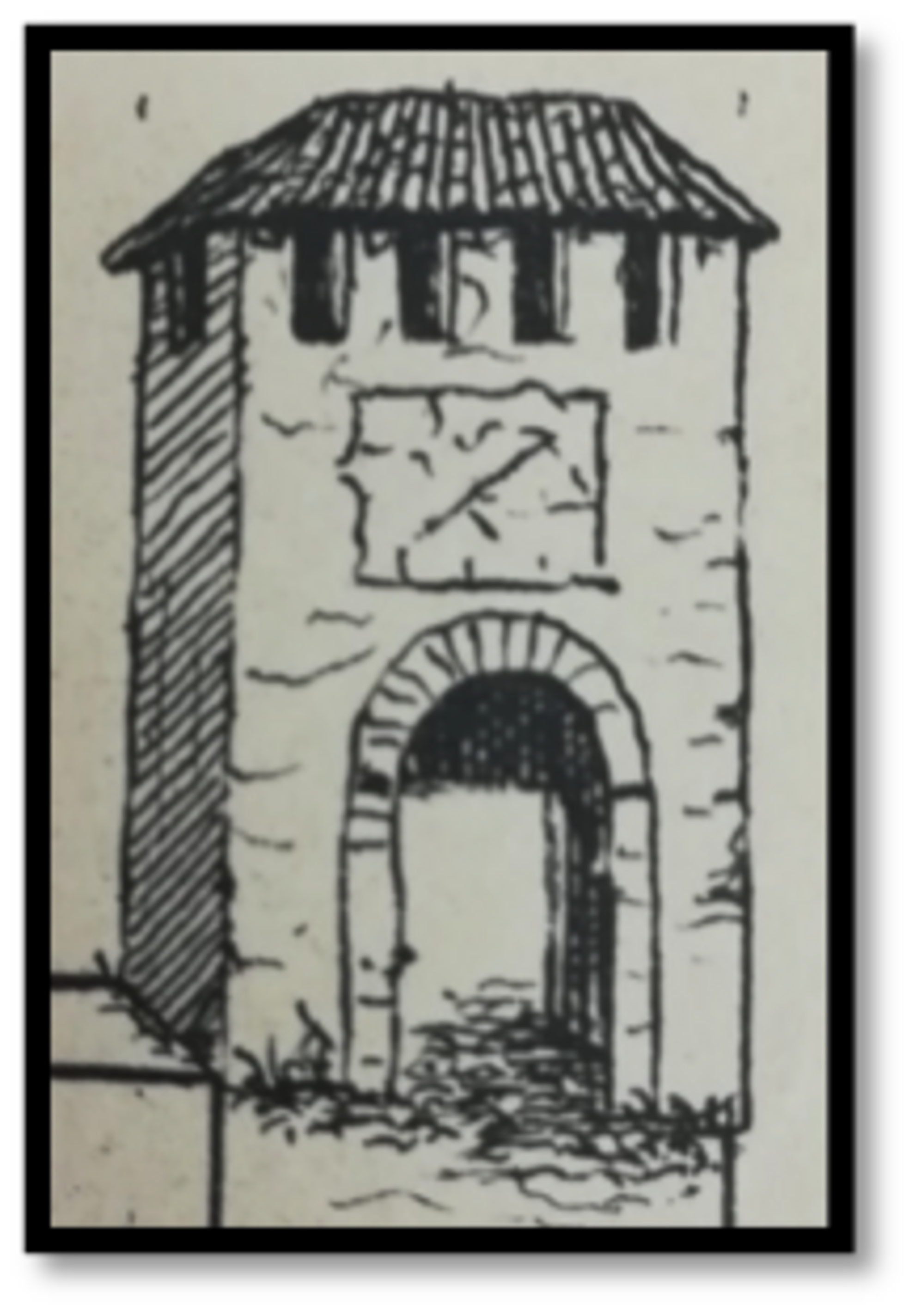 Dessin de la tour de Micheau