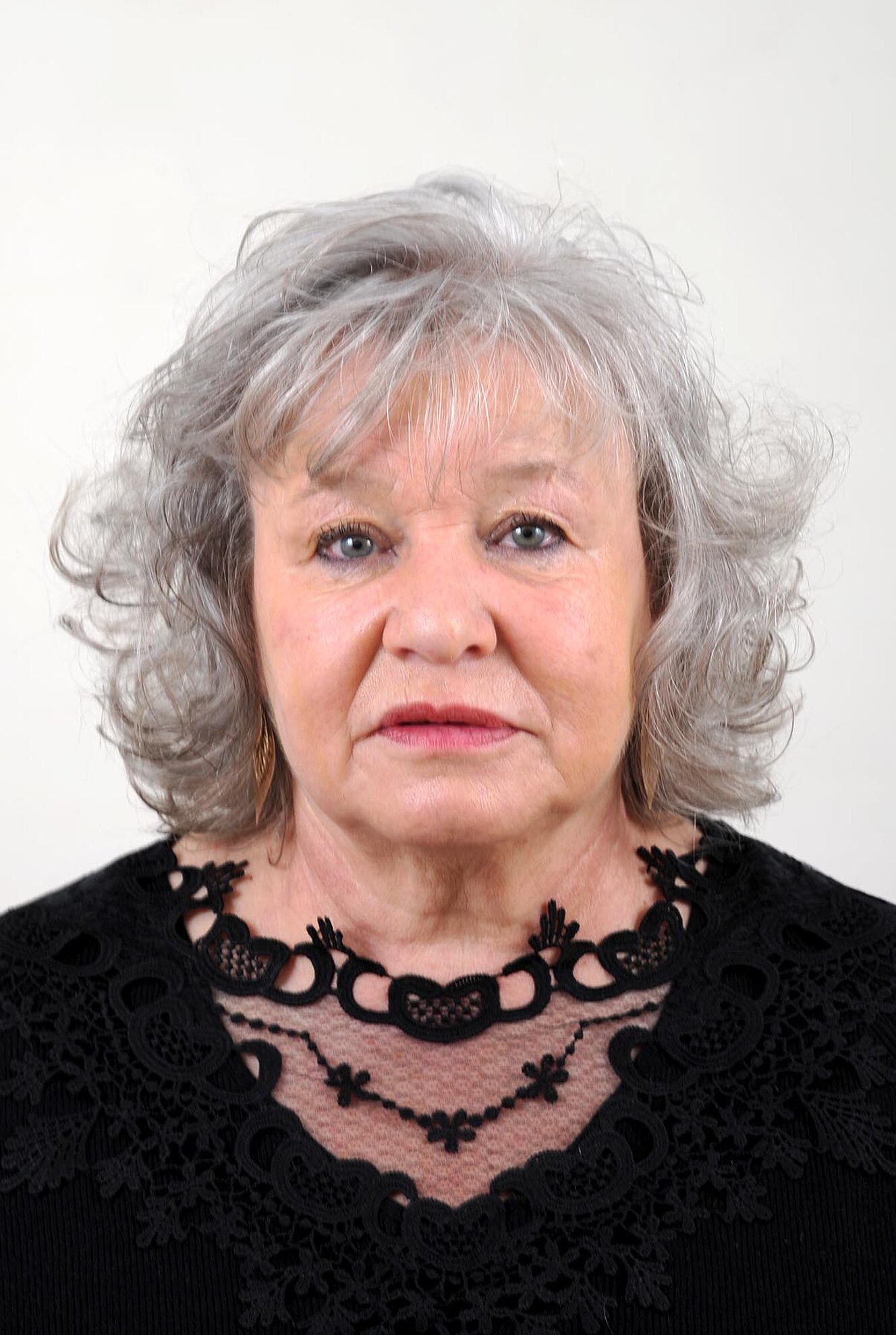 Portrait de face de Madame Peccolo Portrait de face de Madame Peccolo