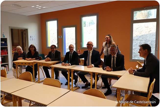 Inauguration des écoles "Simone Veil" et "Eugène Redon"