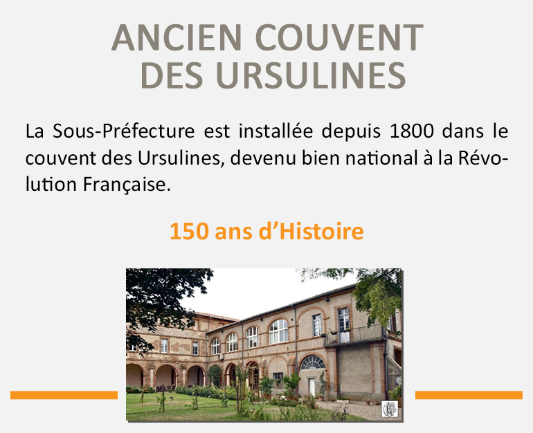 Ancien couvent des Ursulines, plus d'informations en cliquant sur l'image