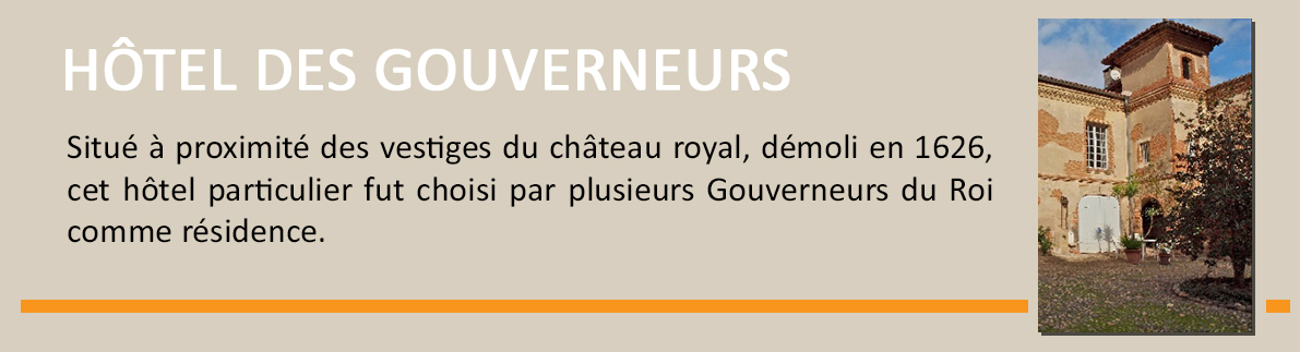 Hotel des gouverneurs, plus d'informations en cliquant sur l'image