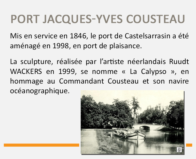 Port Jacques-Yves Cousteau, plus d'informations en cliquant sur l'image
