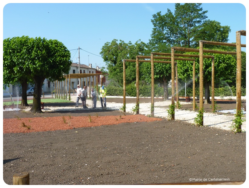 Création du jardin du Gravil