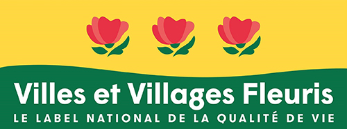 Logo 3 fleurs villes et villages fleuris : le label national de la qualité de vie Logo 3 fleurs villes et villages fleuris : le label national de la qualité de vie