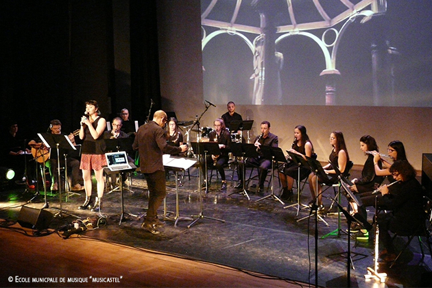 Orchestre vents, guitare et chant