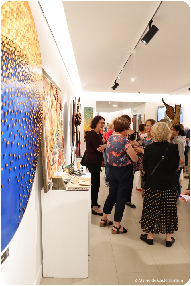 Exposition « Le bois de bout, une technique picturale graphique inédite »   avec l'artiste Daniel RENÉ