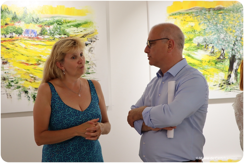 Peinture de l'artiste Corinne Vilcaz 
