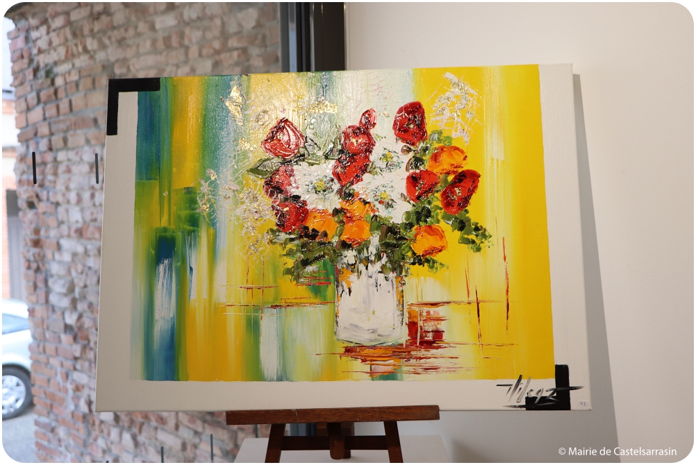 Peinture de l'artiste Corinne Vilcaz 
