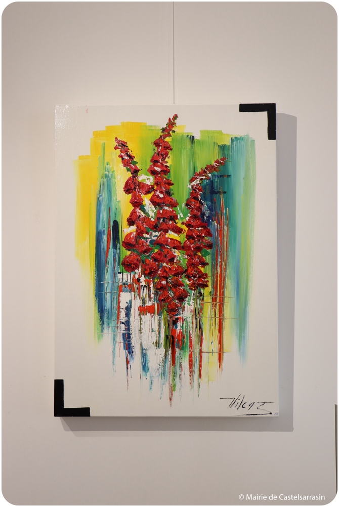 Peinture de l'artiste Corinne Vilcaz 