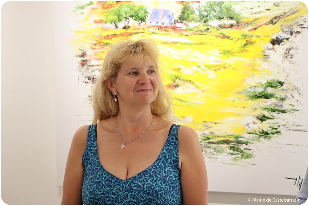 Peinture de l'artiste Corinne Vilcaz 