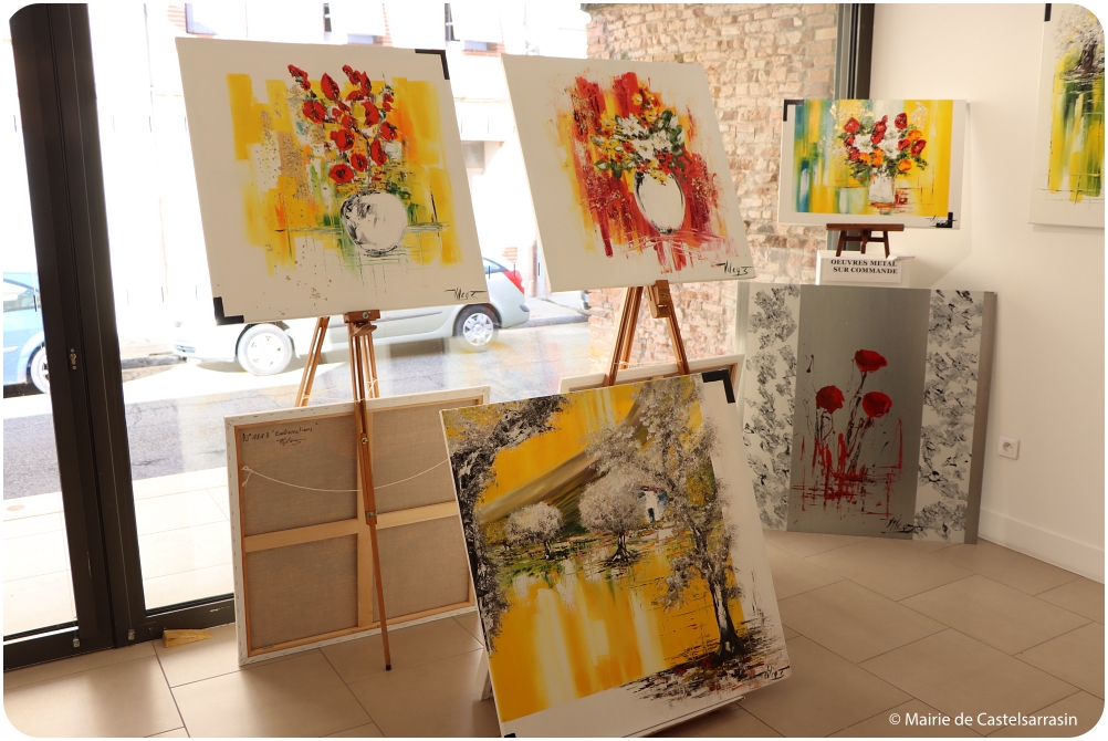 Peinture de l'artiste Corinne Vilcaz 