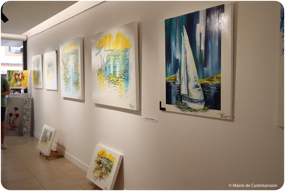 Peinture de l'artiste Corinne Vilcaz 