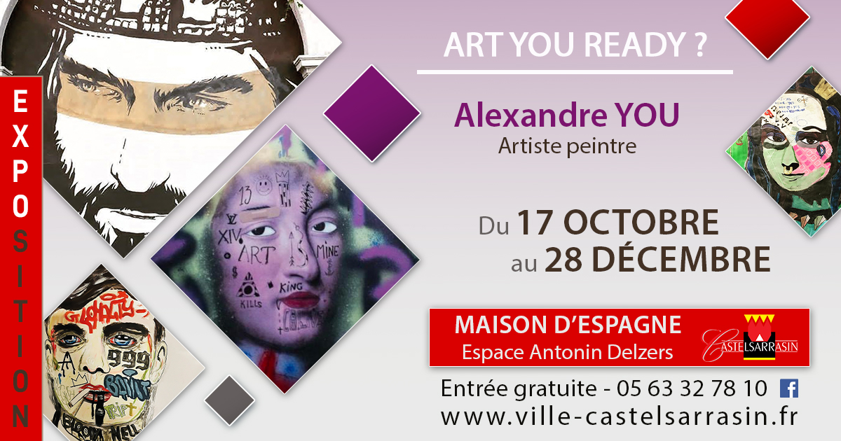Exposition Art you ready ? par l'artiste Alexandre YOU