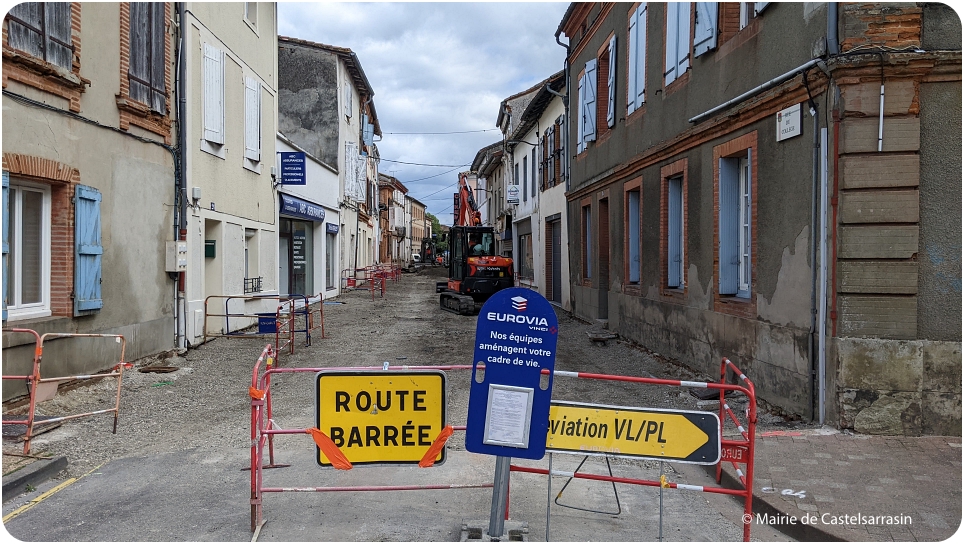 Travaux  - Rue du Collège