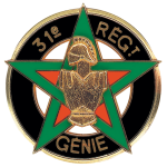 Blason du 31è régiment du génie