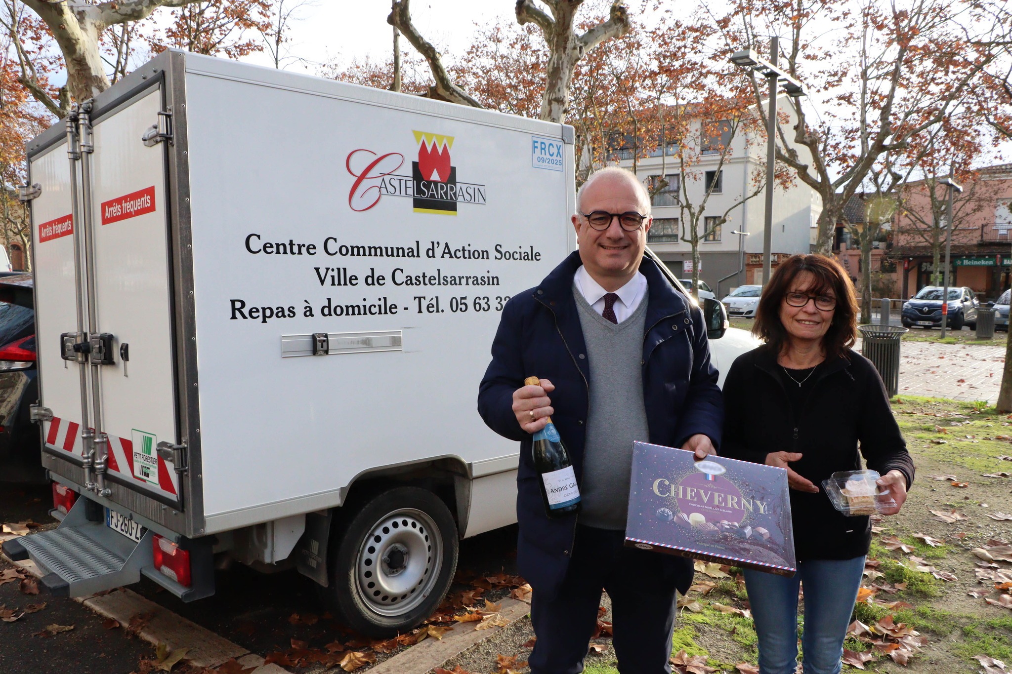 Tournée du portage des repas à domicile du CCAS Tournée du portage des repas à domicile du CCAS