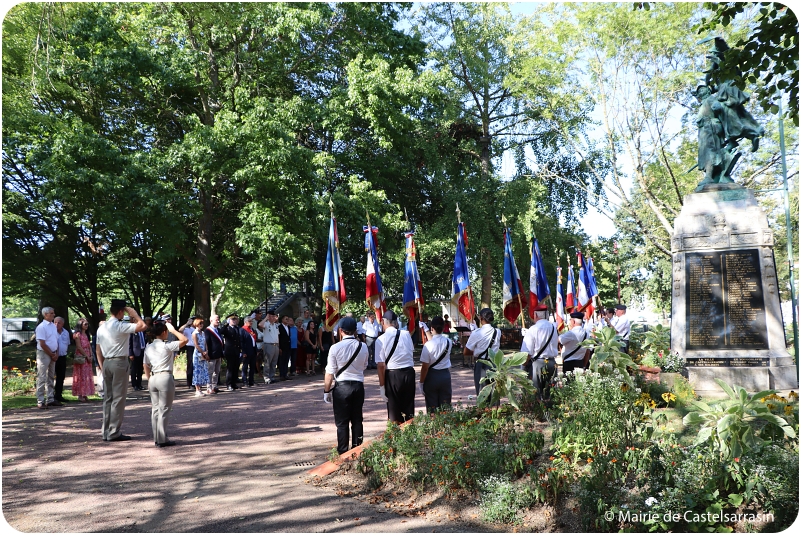 Cérémonie commémorative du 79ème anniversaire de la Libération de Castelsarrasin