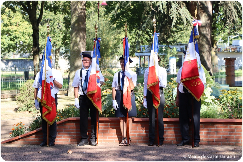 Cérémonie commémorative du 79ème anniversaire de la Libération de Castelsarrasin