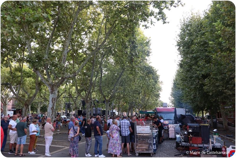 Fête de la Libération a la promenade du Château le mardi 20 août 2024 avec l'orchestre Newzik de Bruno Esposito