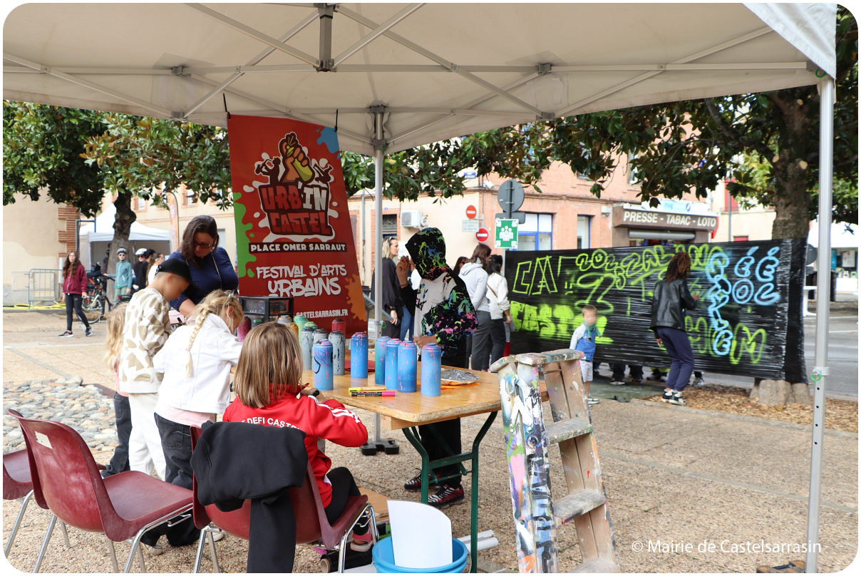 FESTIVAL D'ARTS URBAINS "URB'IN CASTEL" - Samedi 27 septembre 2025 - Place Omer Sarraut